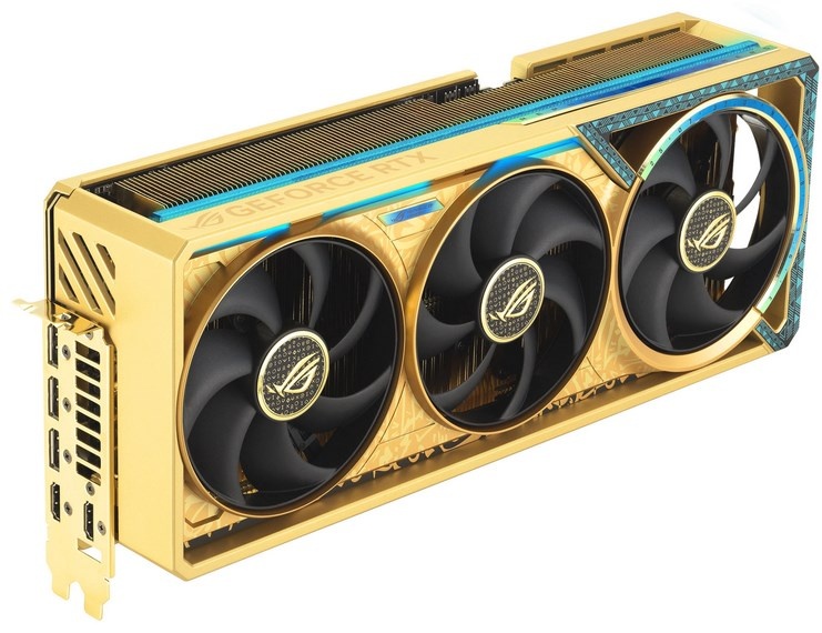 Видеокарта ASUS RTX 5080 ROG Astral Dhahab CORE OC 16 Гб
