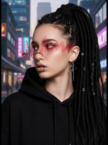NikoNade солнцезащитные очки многоугольник фотохромные (хамелеон)