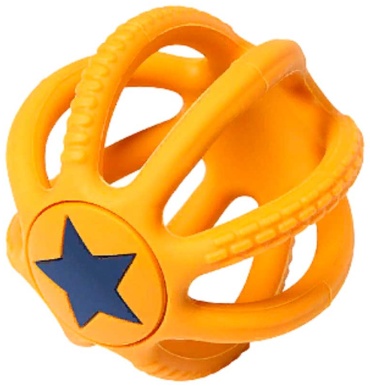 Прорезыватель BabyOno 515/01, 1 шт, желтый