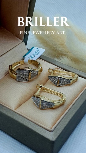 BRILLER 09023667 вес 6.49 г золото, фианит