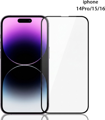 Стекло для Apple iPhone 14 Pro черный