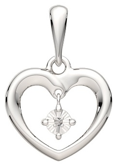 Подвеска Lucente Silver ZO-04D0025 вес 0.7 г серебро, бриллиант