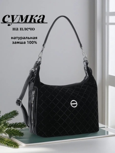 Сумка тоут BONNIVENYA экокожа черный
