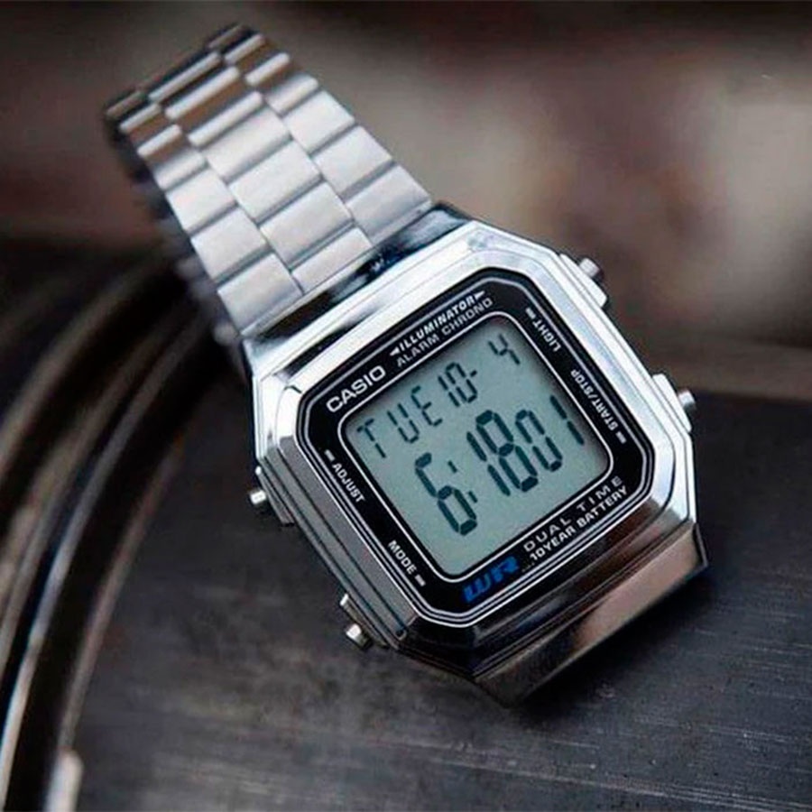 Кварцевые CASIO A178WA-1ADF пластик