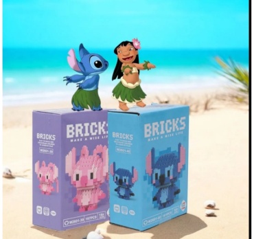 Конструктор Bricks Лило и Стич 2 шт 65838299, деталей 354 шт