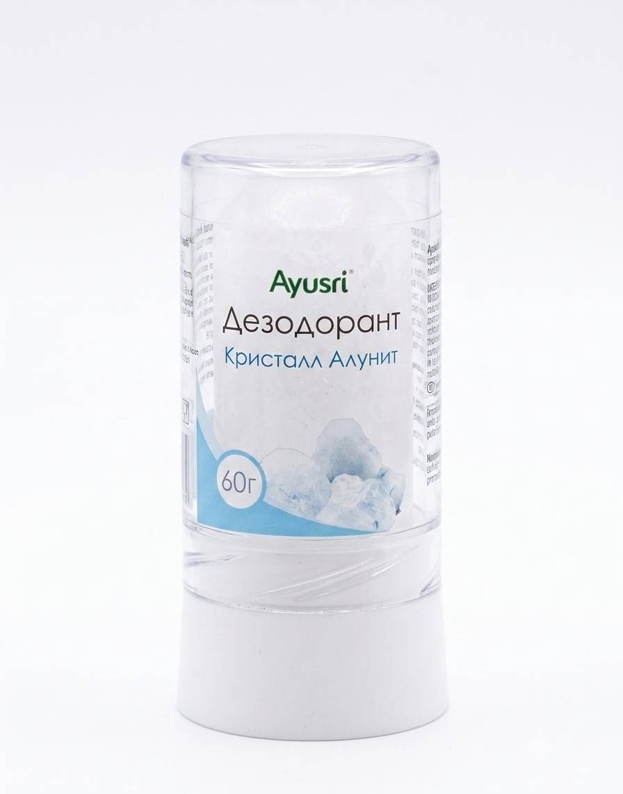 Ayusri Кристалл Алунит дезодорант унисекс 60 г