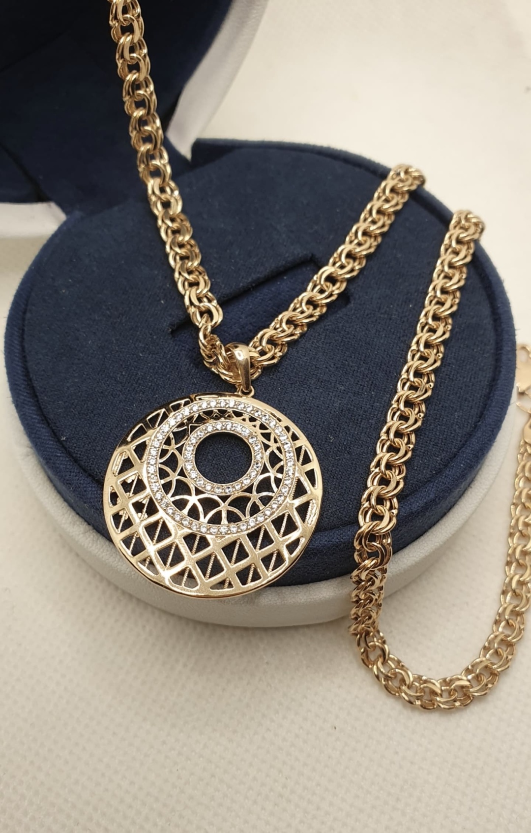Колье Inspiration 077642580INSPN длина 60 см вес 15.3 г золото, фианит