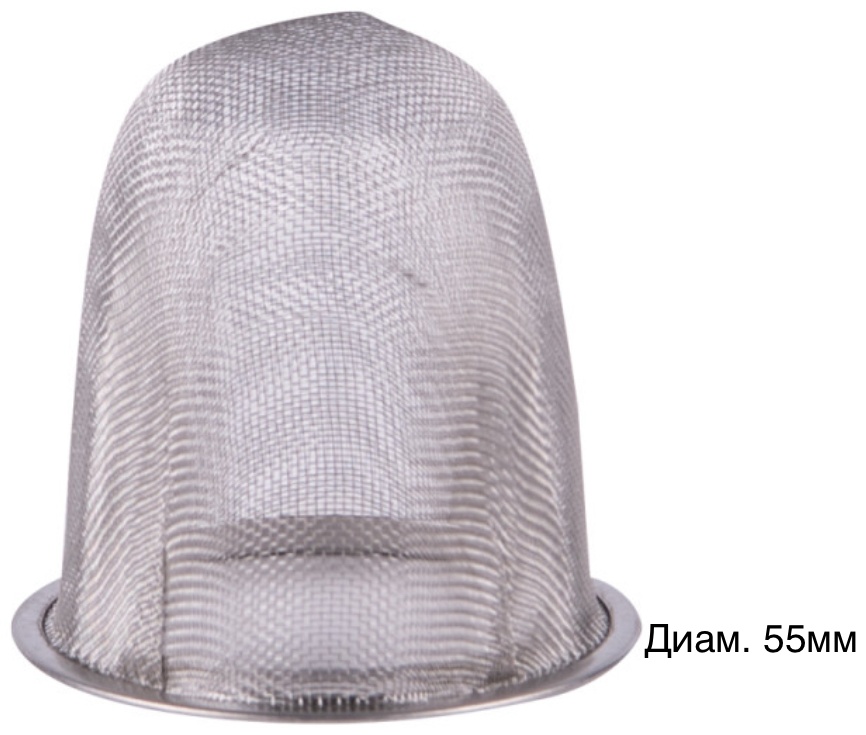 Ситечко для чая Kitchen D55-50-SSTEEL D55-50-SSTEEL 5.5 см нержавеющая сталь, 0.5 л 1 шт
