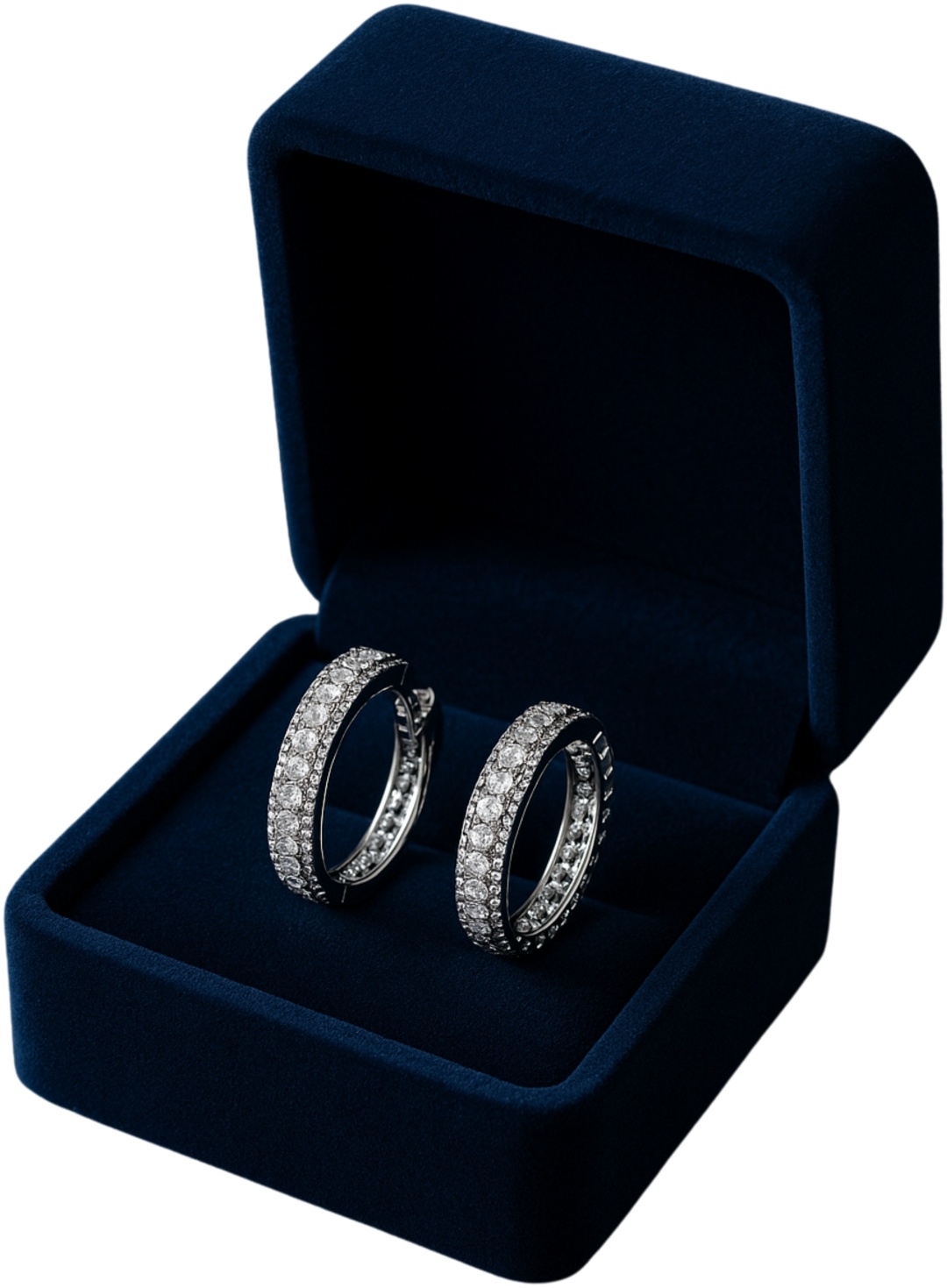 Серьги Emeli lux 24790 вес 2.7 г серебро, фианит