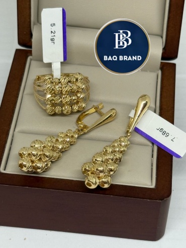BAQ BRAND BB79085 вес 12.89 г золото, без вставок