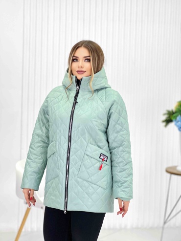 Демисезонная куртка мятный