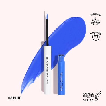 MOIRA Eye Catching Dip Liner подводка синий 006 Royal Blue