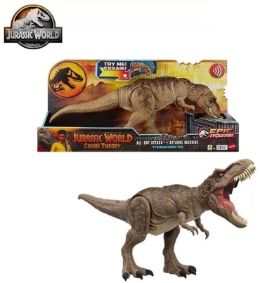 Фигурка Jurassic World Фигурка T-Rex Attacco Selvaggio 20 см 1 шт