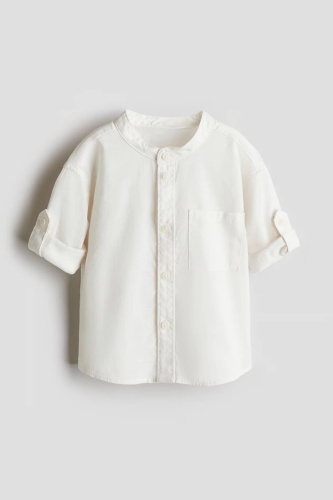Рубашка H&M бежевый