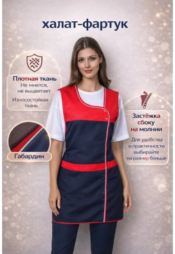 Спецодежда для женщин PROSTOReMED красный