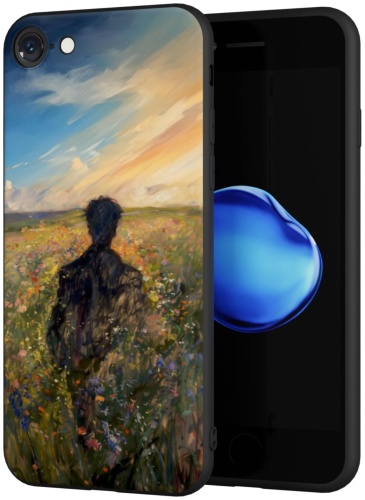 Чехол Mcover для Apple iPhone 7, iPhone 8, iPhone SE рисунок