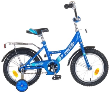 Велосипед Novatrack Novatrack Vector 2025 14 дюймов синий