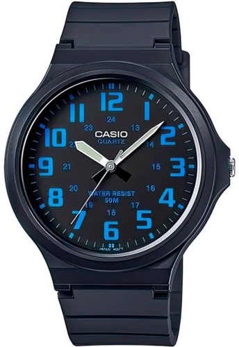 Кварцевые CASIO MW-240-2BVDF пластик