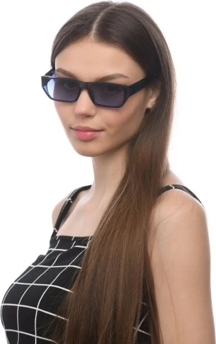 ALESE солнцезащитные очки прямоугольные однотонные