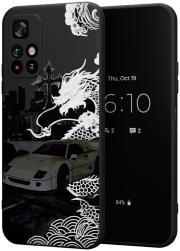 Чехол Mcover для POCO Poco M4 Pro рисунок