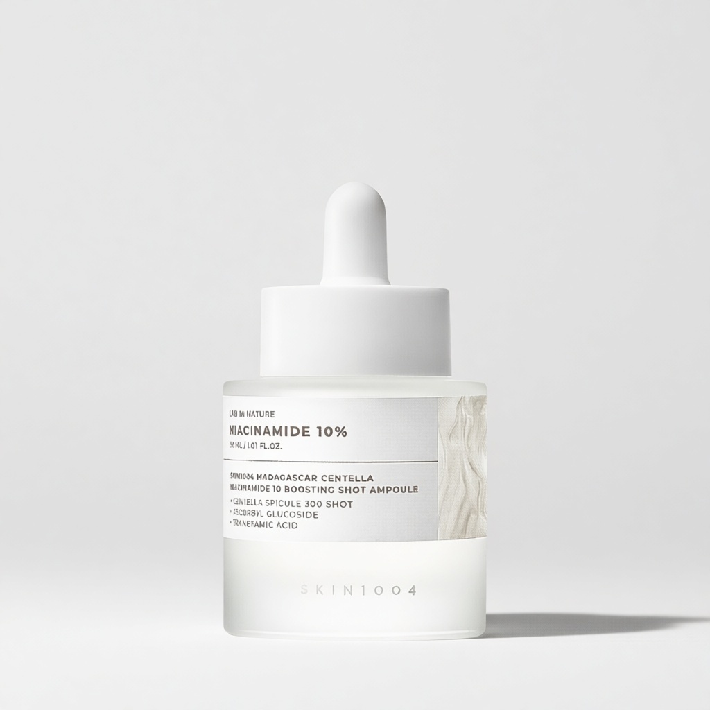 Skin1004 сыворотка Niacinamide 10% Boosting Shot Ampoule Сыворотка с Ниацинамидом Спикулами Центеллы и Транексамовой Кислотой 30ml для лица 30 мл, фото 2