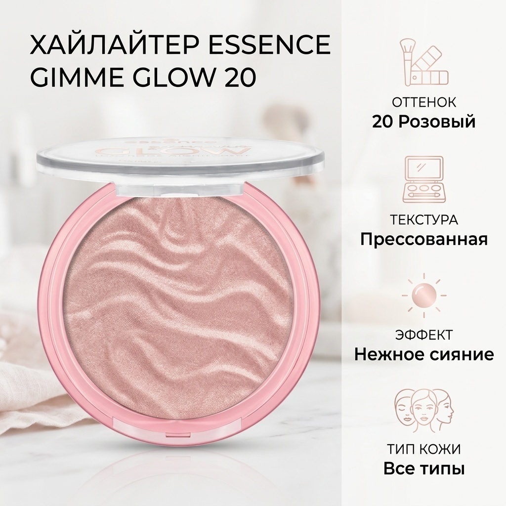 Essence Gimme Glow хайлайтер 20