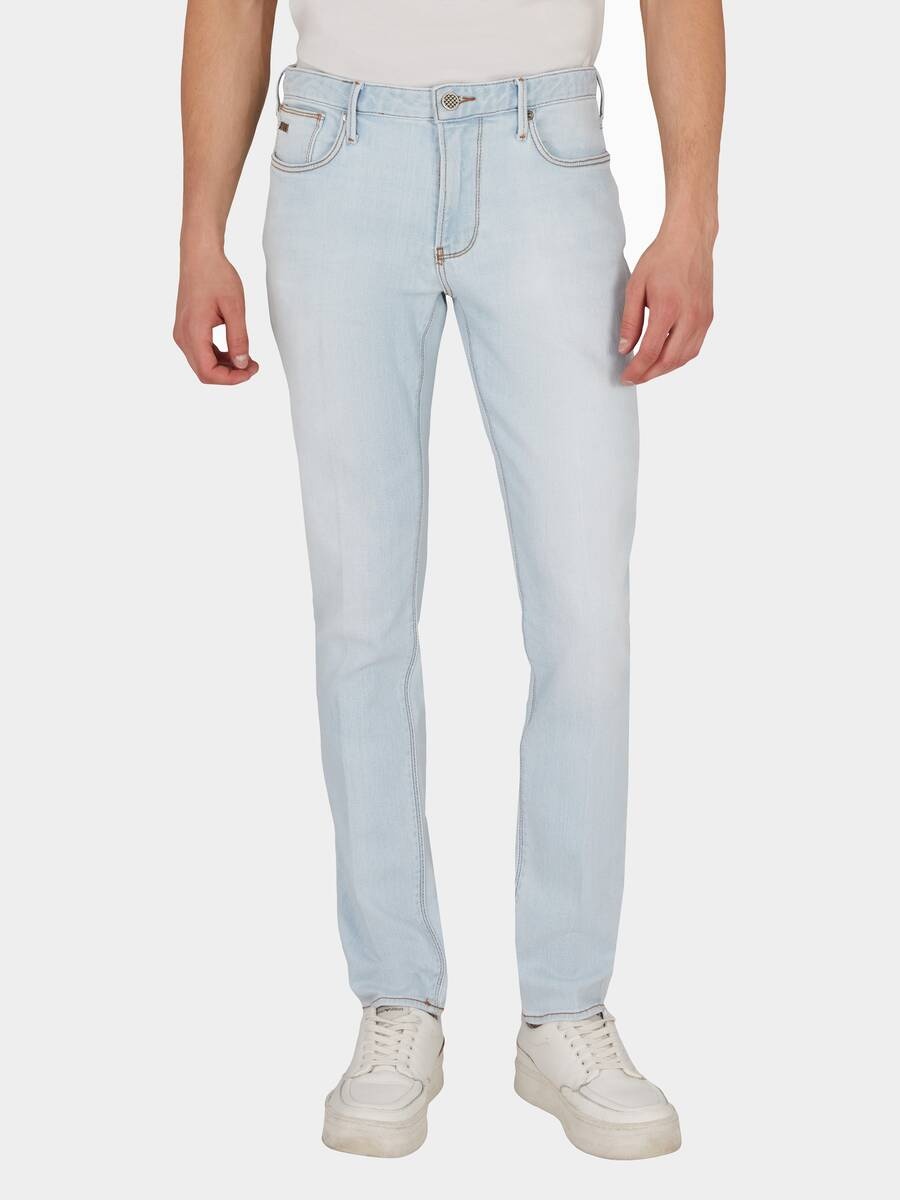 Джинсы зауженные Emporio Armani серый