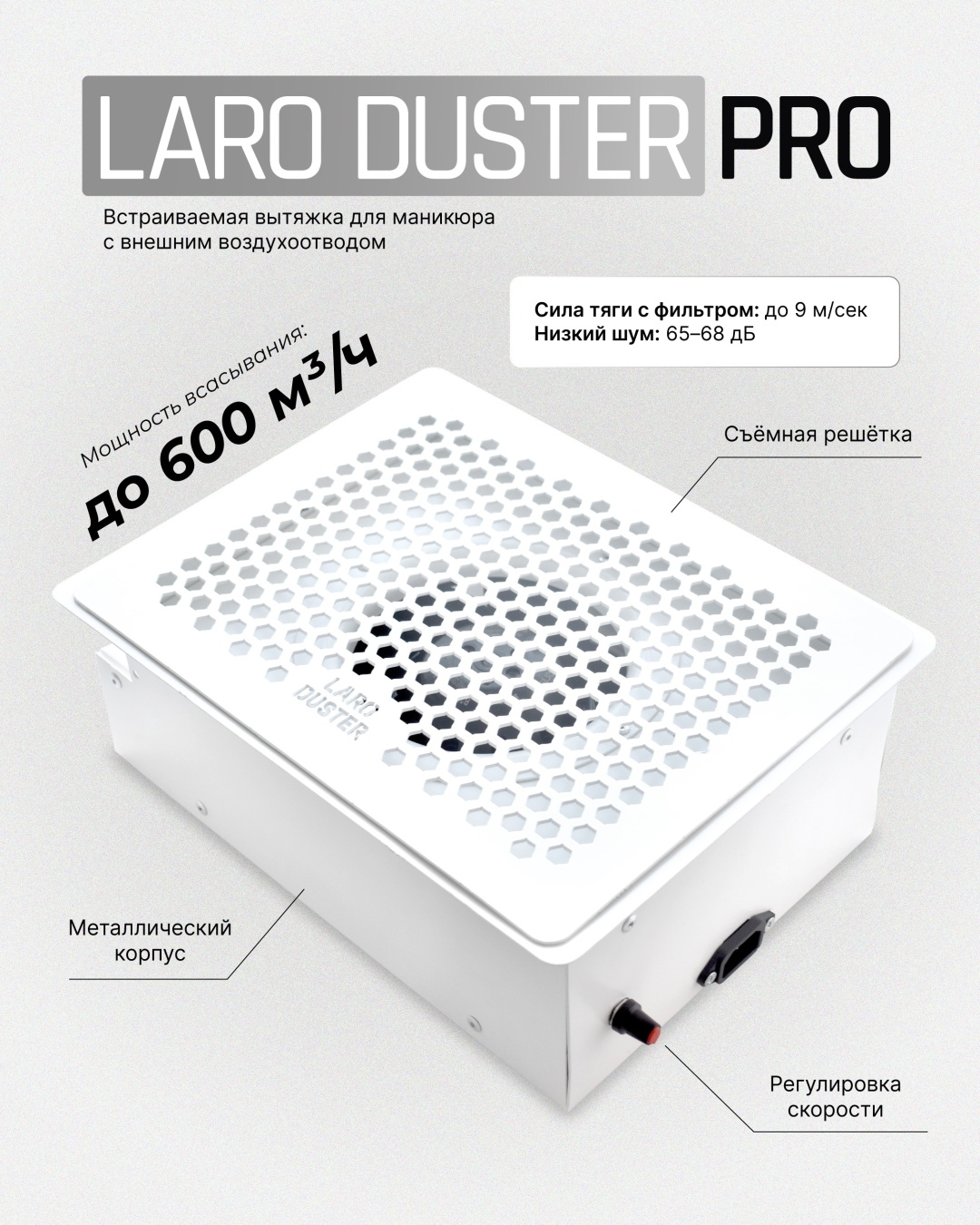Laro вытяжка Duster PRO 76 Вт