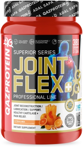 Препарат для укрепления связок и суставов Qazprotein Joint Flex+ Цитрусовый микс 380 г