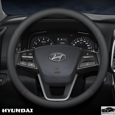 SERAUTO оплетка руль Hyundai Ser-00221 37-39 см M черный, синий