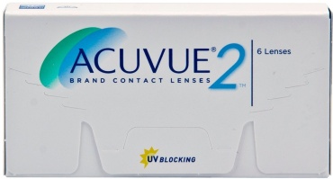 Контактные линзы Johnson & Johnson Acuvue 2 -8 кривизна 8.3 на две недели 6 шт