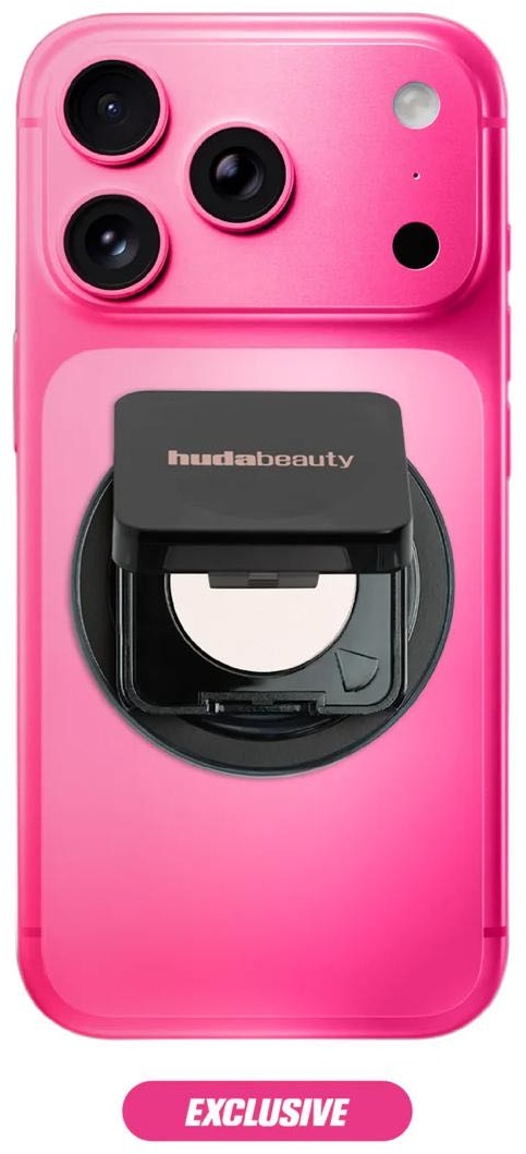 Пудра Huda Beauty Easy bake pressed powder phone grip сухая Sugar cookie Translucent белый