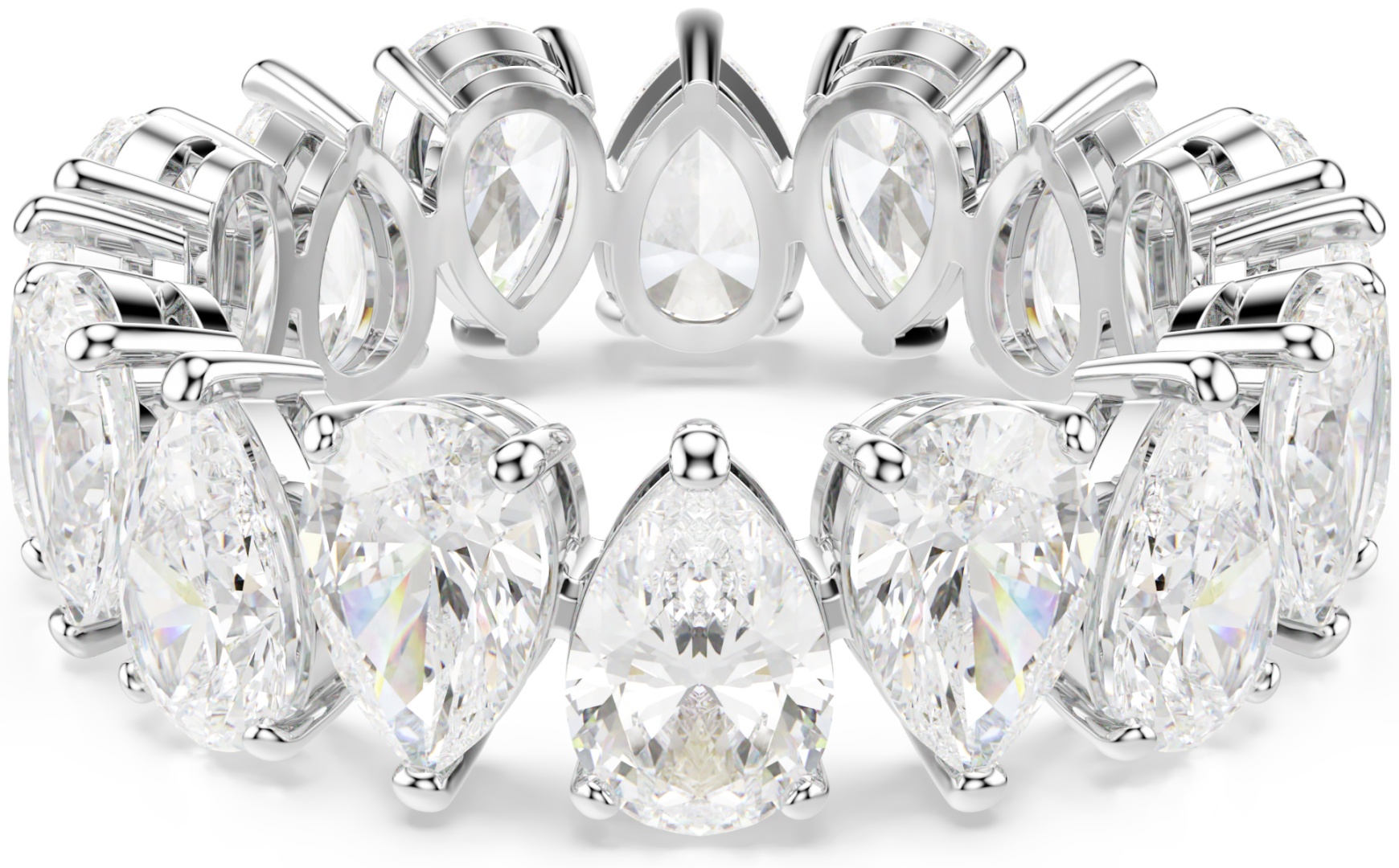 Кольцо Swarovski 5689468 размер 17 бижутерный сплав, кристаллы Swarovski