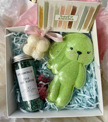 Bath_cosmetics_kz Бомбочка Зайка зеленый 350 г 045 бомбочка 350 г