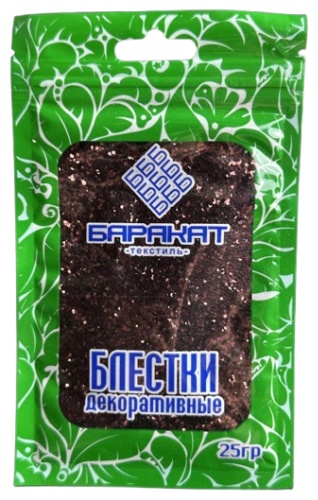 Добавка для жидких обоев Barakat коричневый мелкорельефная структура, цвет коричневый, 0.025 кг