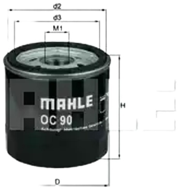 Knecht масляный фильтр OC90OF