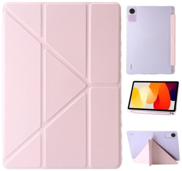 Чехол GLASS для Samsung Galaxy Tab A9 Plus 11 дюйм розовый