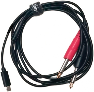 Кабель Soundking 6.35 mm jack - USB Type-C 1.5 м