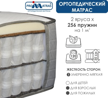 Матрас PROMATRAS NUVOLA EXTRA, 175x200x35 см