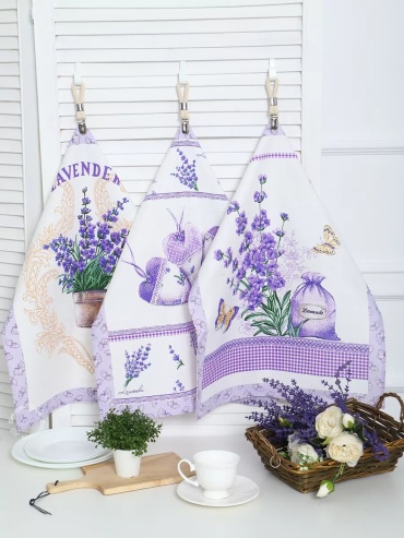 Полотенце Кузькина Хатка 60x45 см, хлопок, 1 шт,