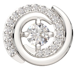 Подвеска Lucente Silver ZO-0440526.ZZ вес 0.91 г серебро, фианит