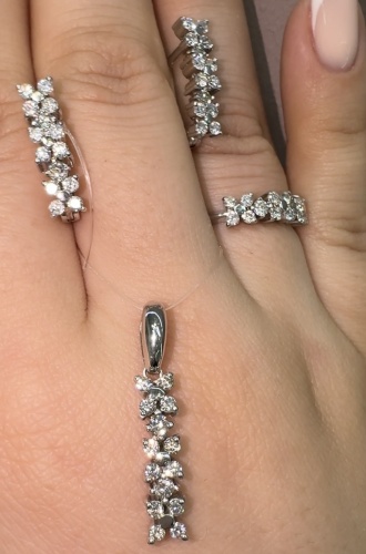 DN Jewelry 838493 вес 8.65 г золото, бриллиант