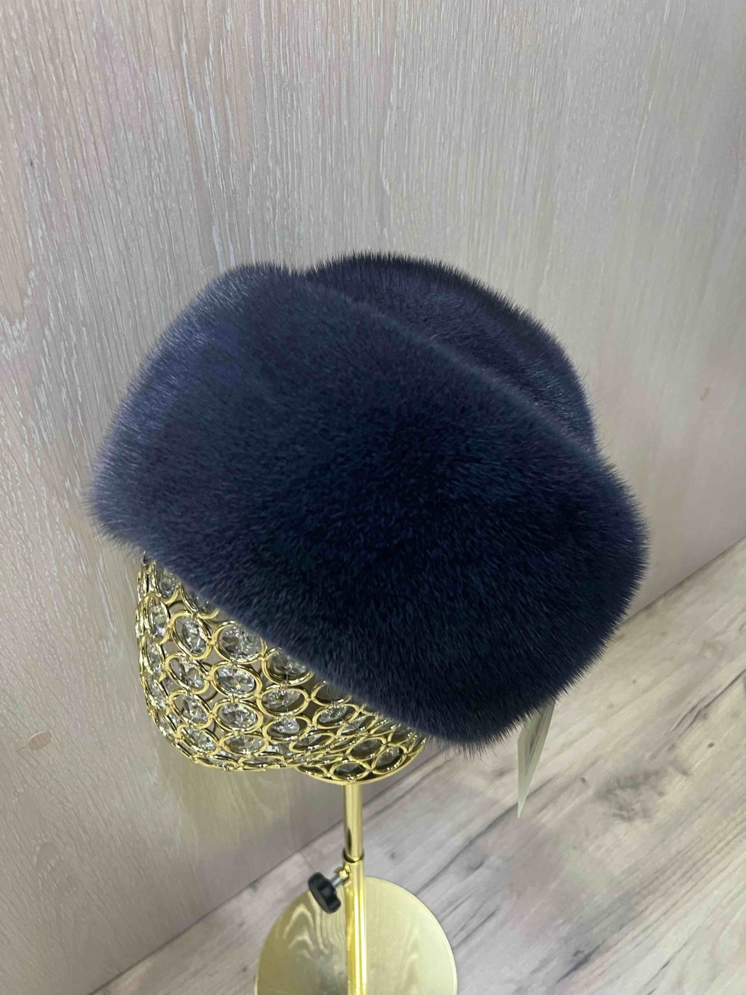 Шапка SemiFur размер 57, 58, 59, 60, графит, антрацит