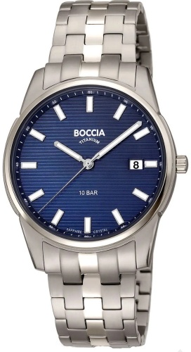 Кварцевые Boccia Titanium 3676-01 титан