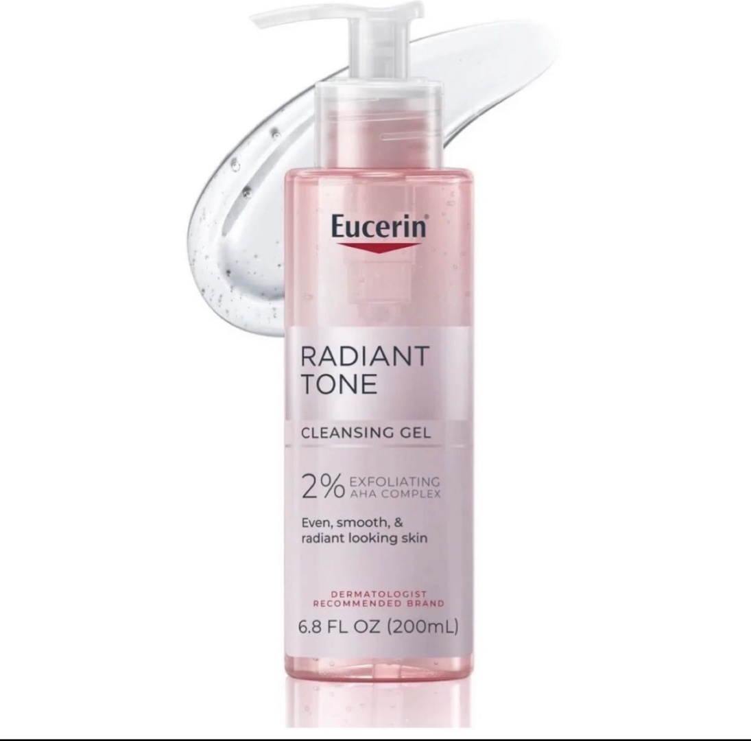 EUCERIN Radiant Tone Cleansing Gel 2% Exfoliating AHA Complex гель 200 мл