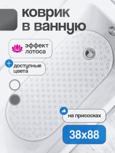Conflate коврик 181076470 38x88 см, ПВХ