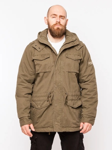 Зимняя куртка ABERCROMBIE & FITCH зеленый