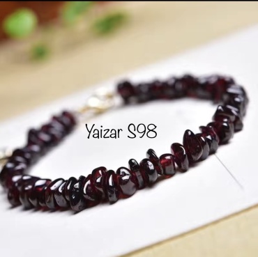 YAIZAR S98 98151515 длина 18 см натуральный камень, гранат