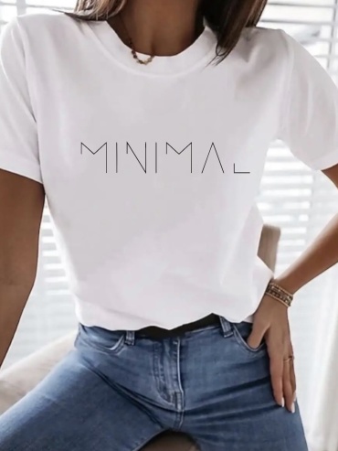 Футболка Nikashop Minimal  белый