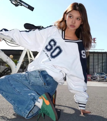 Свитшот FASHION серый, белый